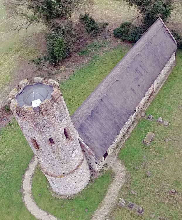 Ashby St Mary Drone photo