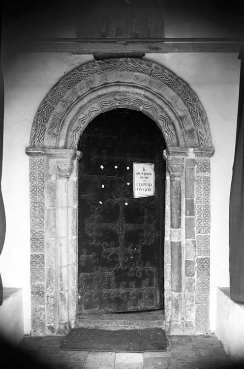 Haddiscoe St Mary's church Norman S door 10.07.1940