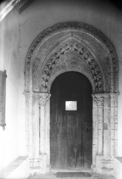 Lt Snoring St Andrew's church Norman S door 28.07.1950