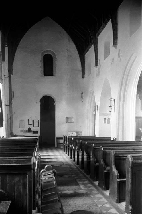 Haddiscoe St Mary's church interior view W 10.07.1940