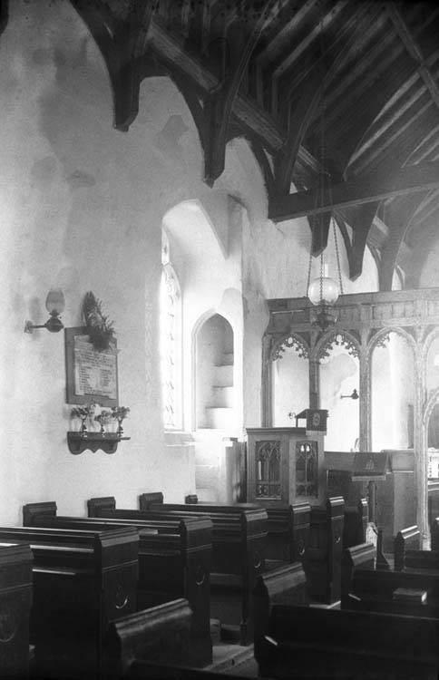 Hardwick St Margaret's church rood stairs 09.07.1940
