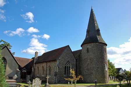 Broomfield St Mary Round Tower Church